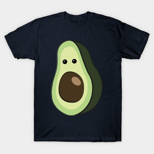 Poke face - funny avacado T-Shirt by AwesomMT